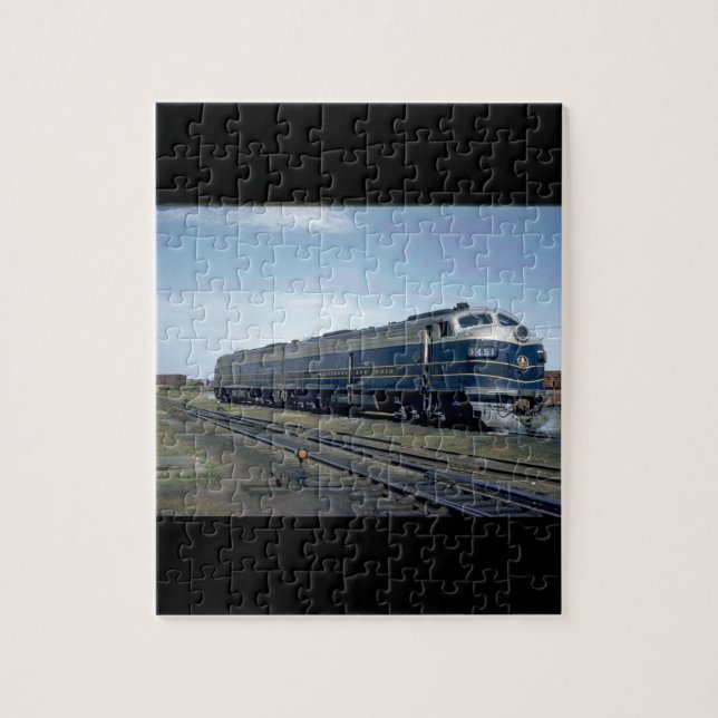 B&O EMD E-8Aw/A set #1451_Trains Jigsaw Puzzle (Vertical)
