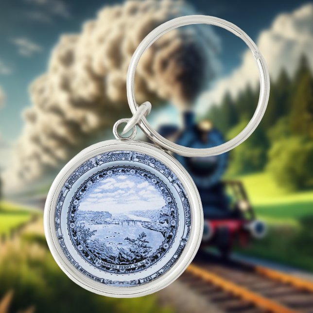 B&O Railroad China Plates Keychain (Creator Uploaded)