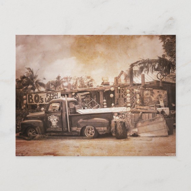 B.O.'s Fishwagon Postcard (Front)