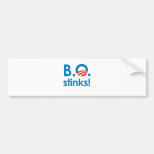 B.O. Stinks / Anti-Obama Bumper Sticker