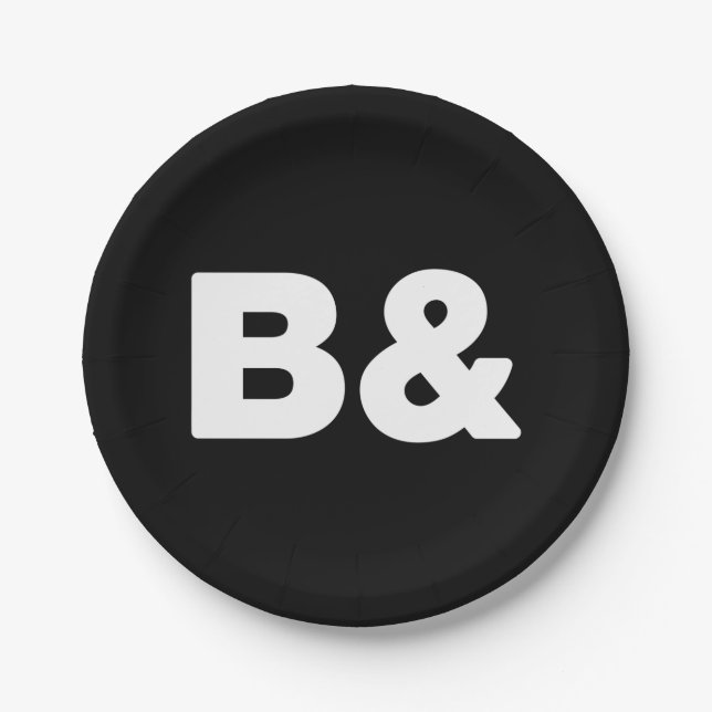B& PAPER PLATES (Front)