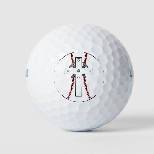 B_saints golfball golf balls