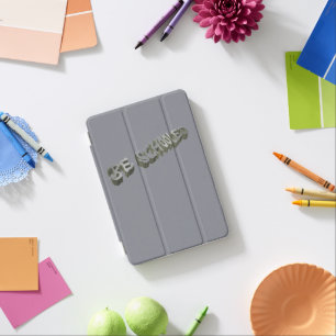 B Schooled Gray-white iPad Mini Cover