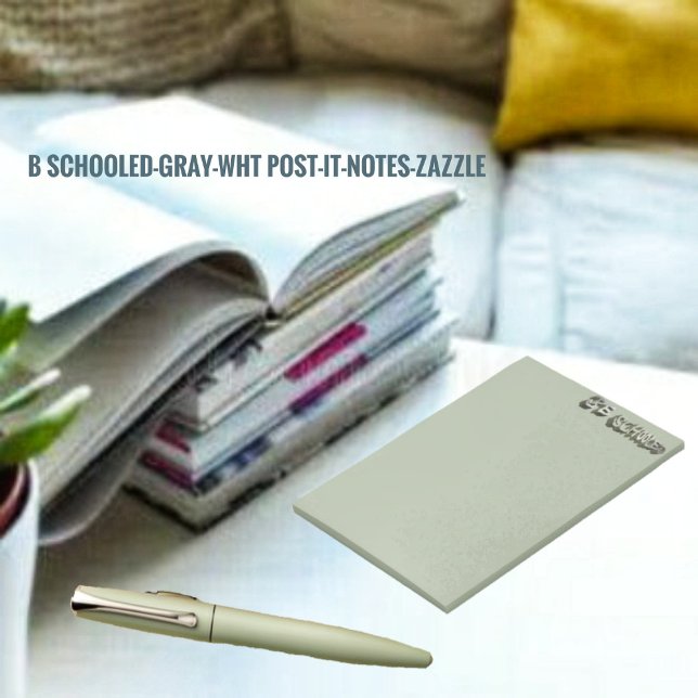 B. schooled-Gray-White       Post-it Notes (Creator Uploaded)