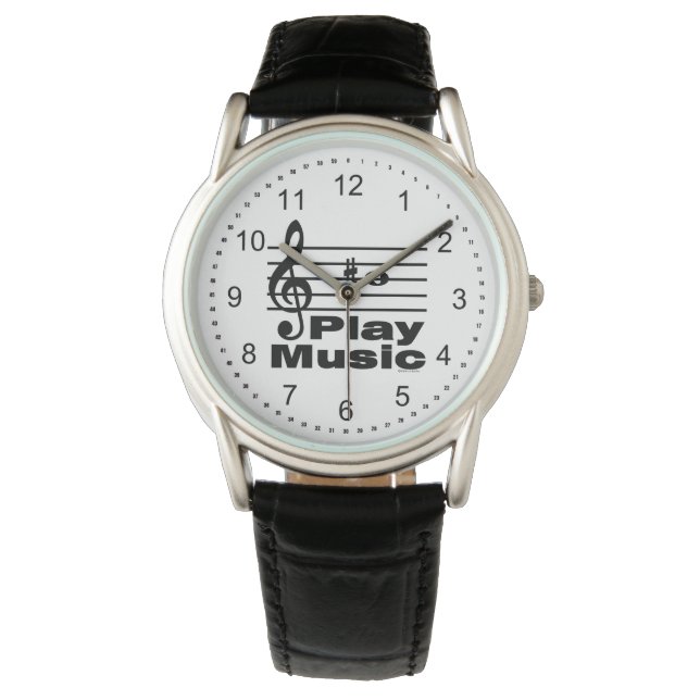 B Sharp Musical Notation Watch (Front)