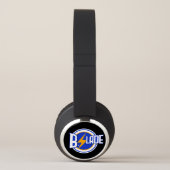 B.Slade - Bleu Logo Bluetooth Headphones (Left)
