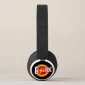 B.Slade - Red & Yellow Logo Bluetooth Headphones (Left)