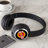 B.Slade - Red & Yellow Logo Bluetooth Headphones (In Situ)