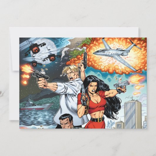 B@stard Stew Action Comic Art by Al Rio (Front)