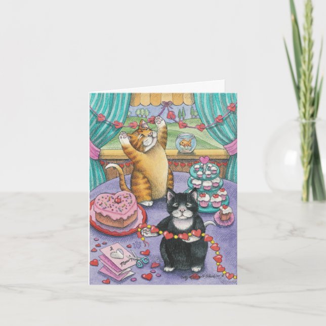 B & T #14 Valentine Note Holiday Card (Front)