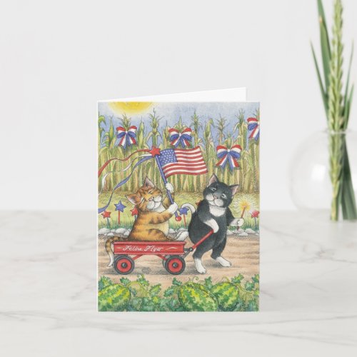 B  T 19 July 4th Note Card