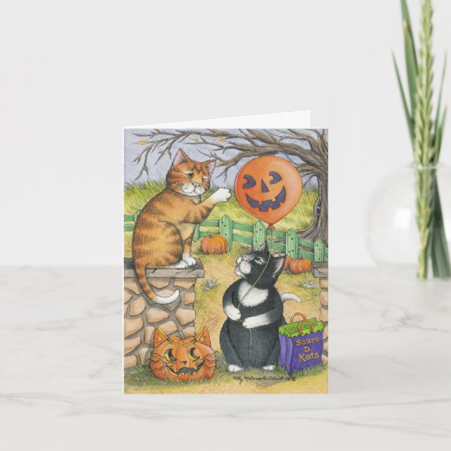B & T #34 Halloween Note Card (Front)