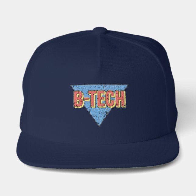 B-Tech Retro Triangle Snap Back Hat (Front)