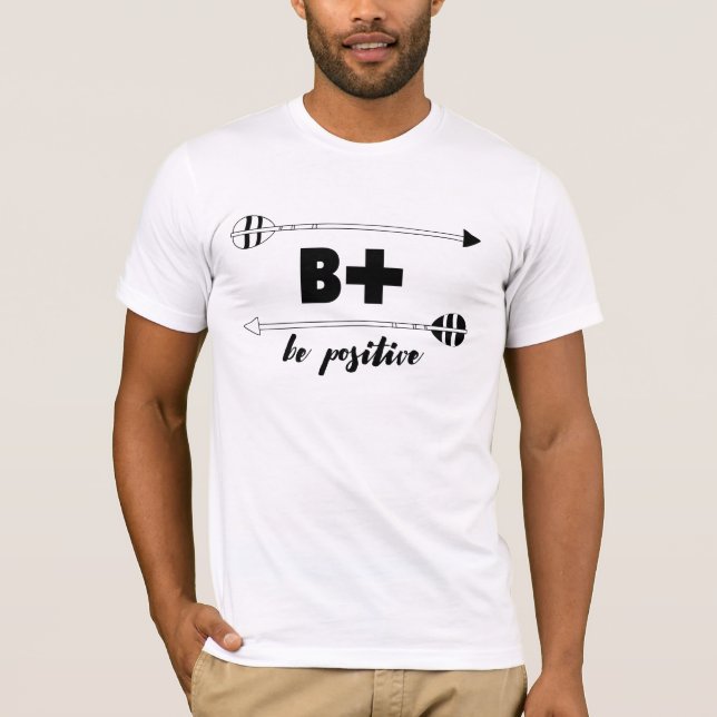 B+ Tee for Archer in Light Colors (Front)