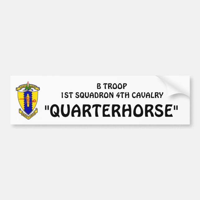 B-Troop Bumper sticker (Front)