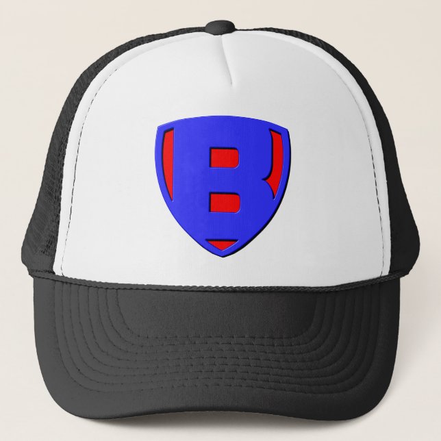 B TRUCKER HAT (Front)