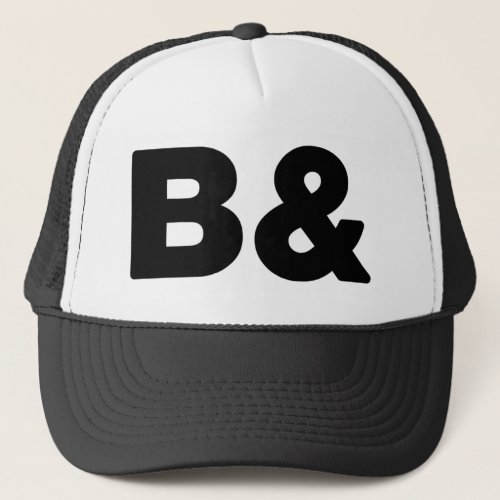 B TRUCKER HAT