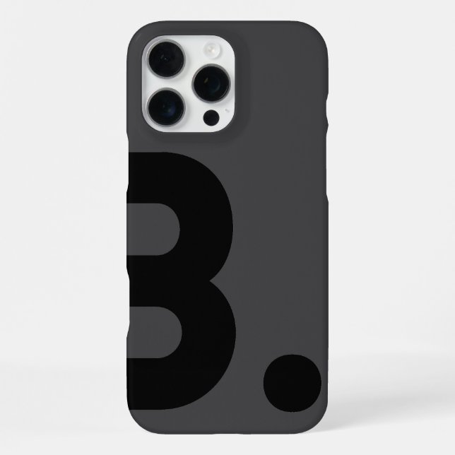 B. - Typography Case (Back)