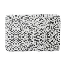B&W Animal Print Sherpa Blanket