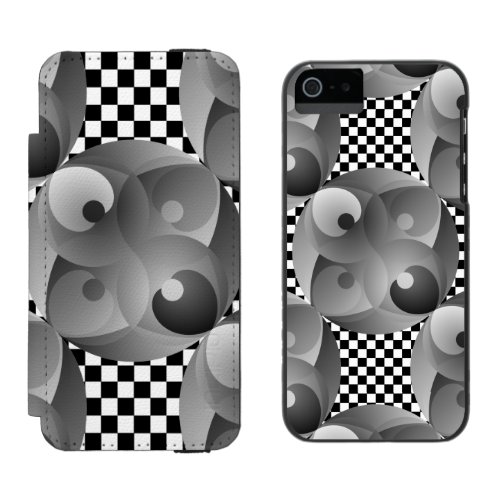 BW Balance by Kenneth Yoncich iPhone SE55s Wallet Case