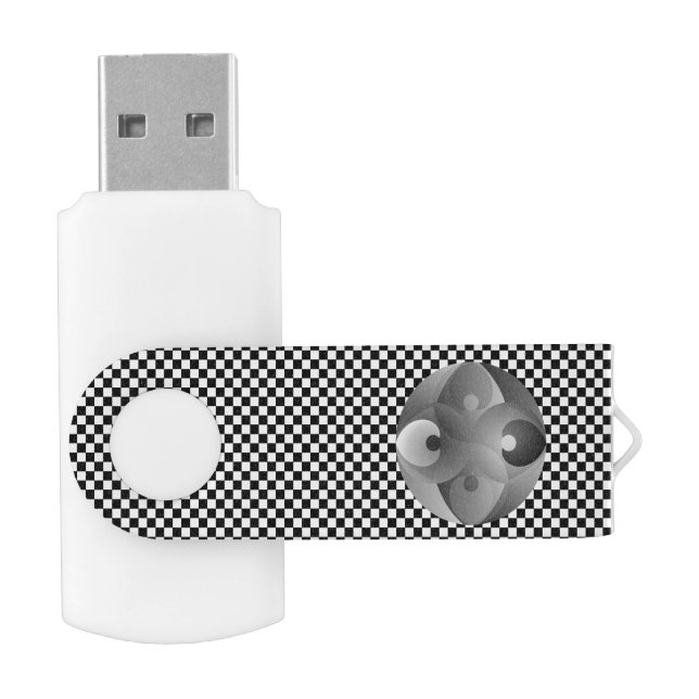 B/W Balance by Kenneth Yoncich USB Flash Drive (Opened)