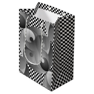 B/W Balance [M] by Kenneth Yoncich Medium Gift Bag