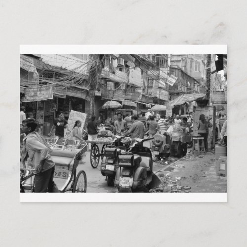 BW Chaos in Delhi Postcard