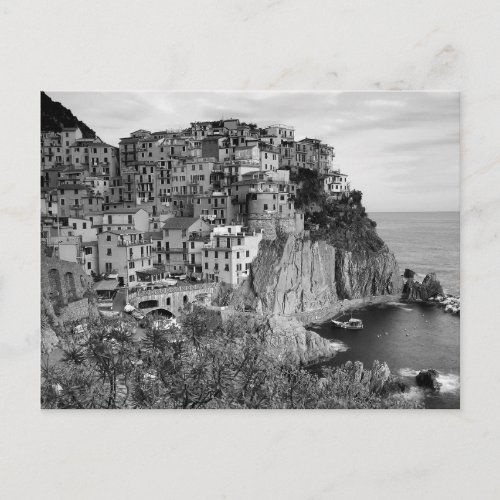 BW Cinque Terre Postcard