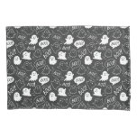 B&amp;W Cute Doodle Halloween Pattern Pillow Case