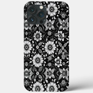 B&W Daisy Dose  iPhone 13 Pro Max Case