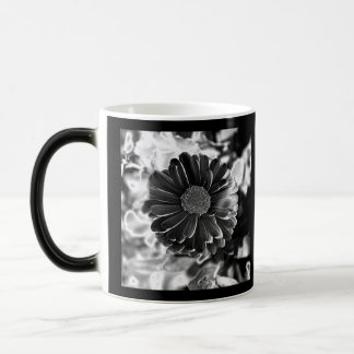 B&W Flower Photo Color Morph Mug