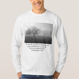 B&W Foggy Morning Sunrise T-Shirt
