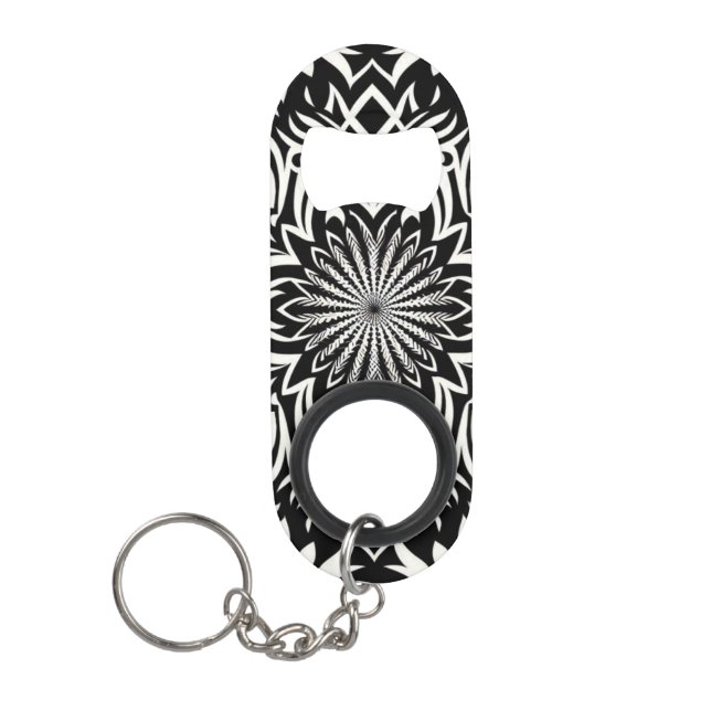 B&W Harmony Keychain Bottle Opener (Front)