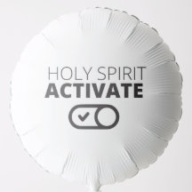 B/W Holy Spirit Activate Icon Gospel Graphics Gosp