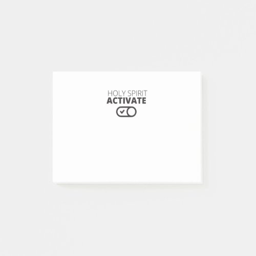 BW Holy Spirit Activate Icon Gospel Graphics Gosp Post_it Notes