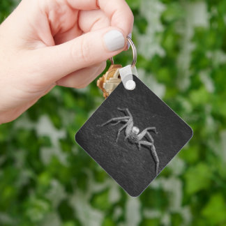 B&W_Huntsman Spider Keychain