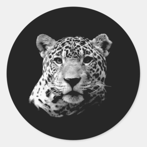 BW Jaguar Classic Round Sticker