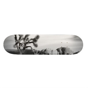B&W Joshua Tree National Park Skateboard Deck