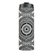 B&W Medallion Motif
