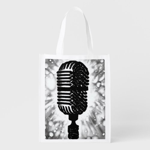 BW Microphone Grocery Bag