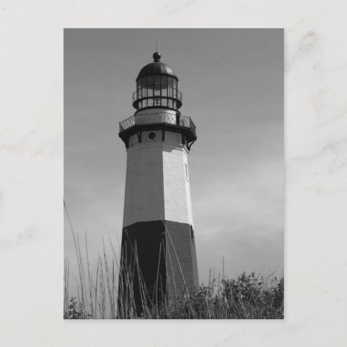 BW _ Montauk Lighthouse _ Post Card 2