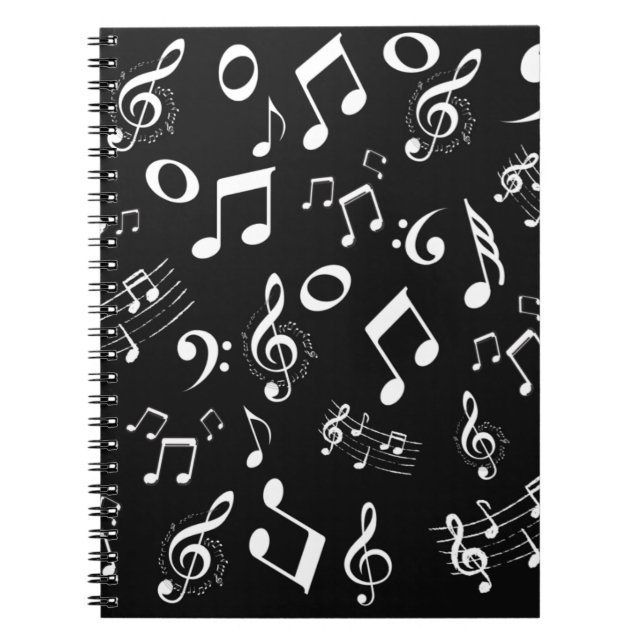 B&W Musical Notebook (Front)