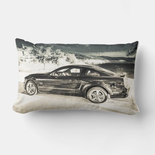 BW Mustang GT Throw Pillow