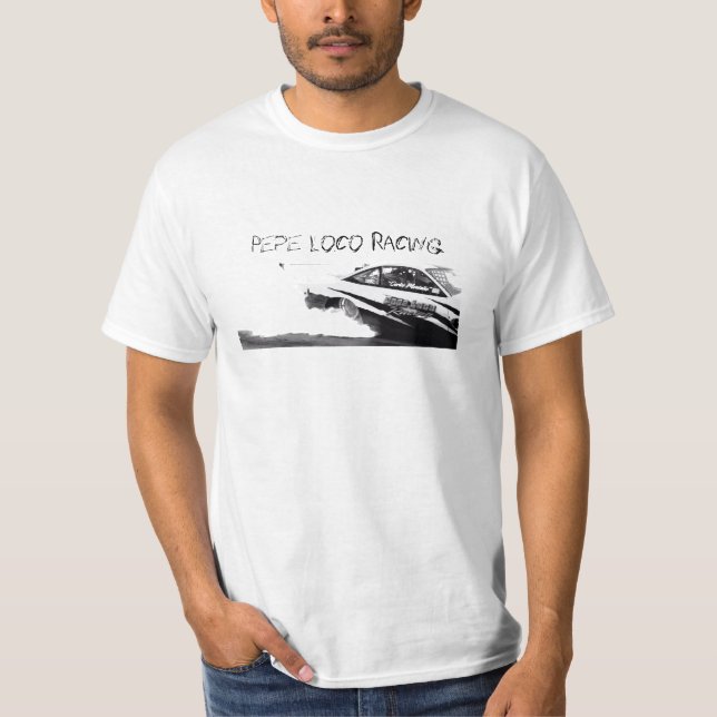 B&W Pepe Loco Racing T Shirts (Front)