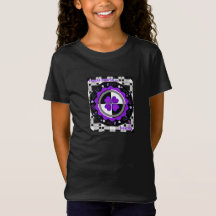 B&W Purple Hearts Beating