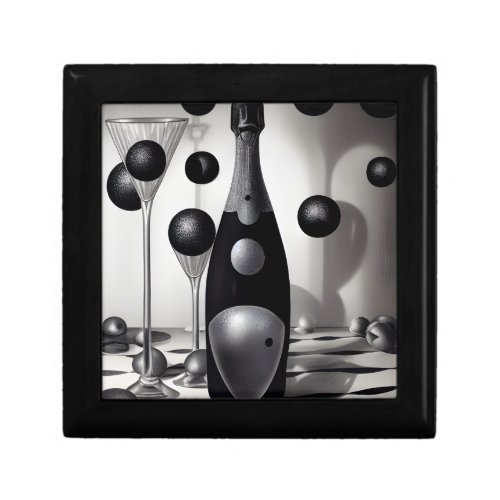 BW Retro Champagne  Glasses Gift Box