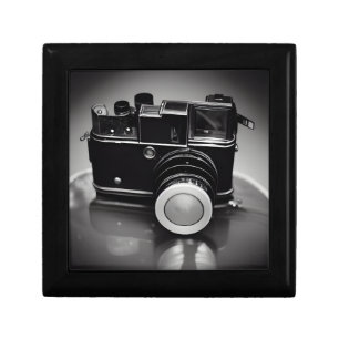 B&W Retro Vintage Camera Gift Box