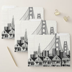 B&W San Francisco California File Folder
