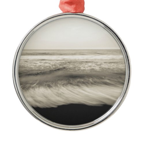 B&amp;W seascape, Hawaii Metal Ornament