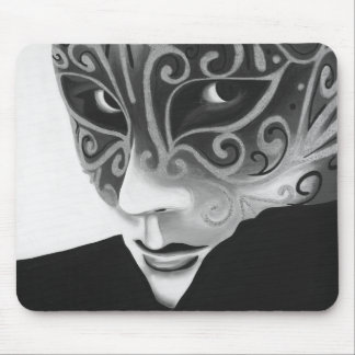 B/W Silver Flair Mousepad